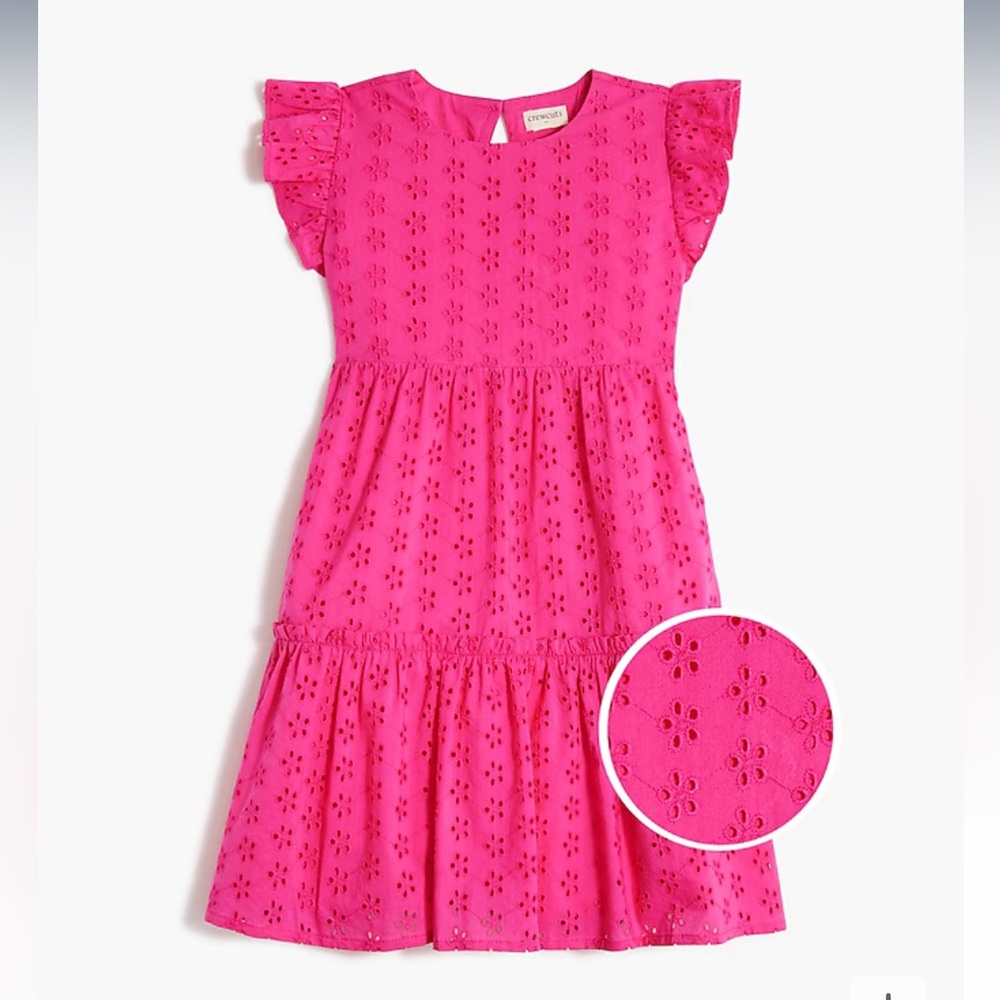 NWT crewcuts eyelet dress